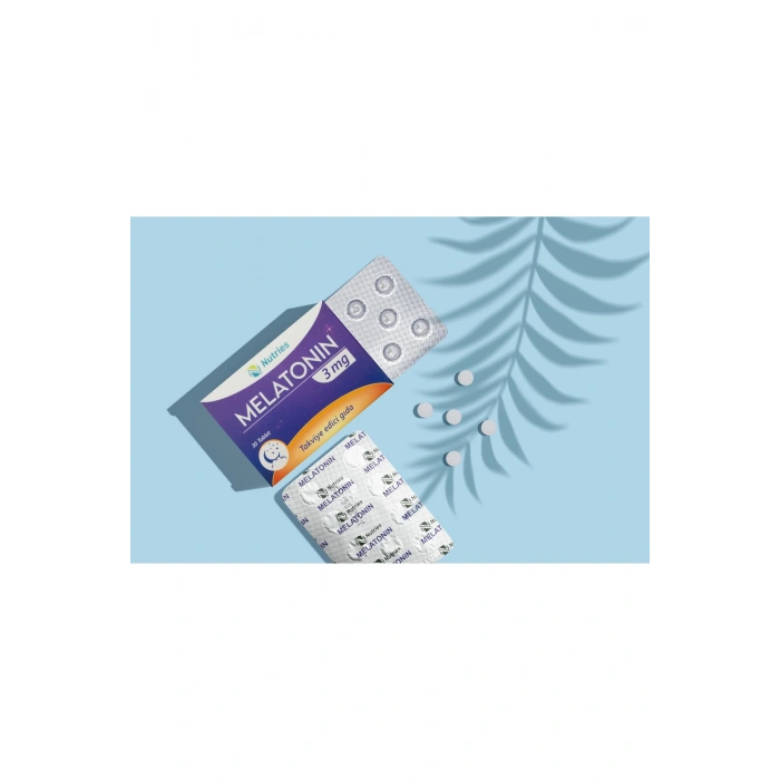 Melatonin Uyku Destek Tableti 3 Mg 30’lu – 3’lü Ekonomik Set