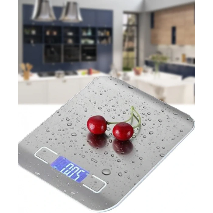 Metal Dijital Mutfak Terazisi Hassas Tartı 5 Kg Crown (5365)