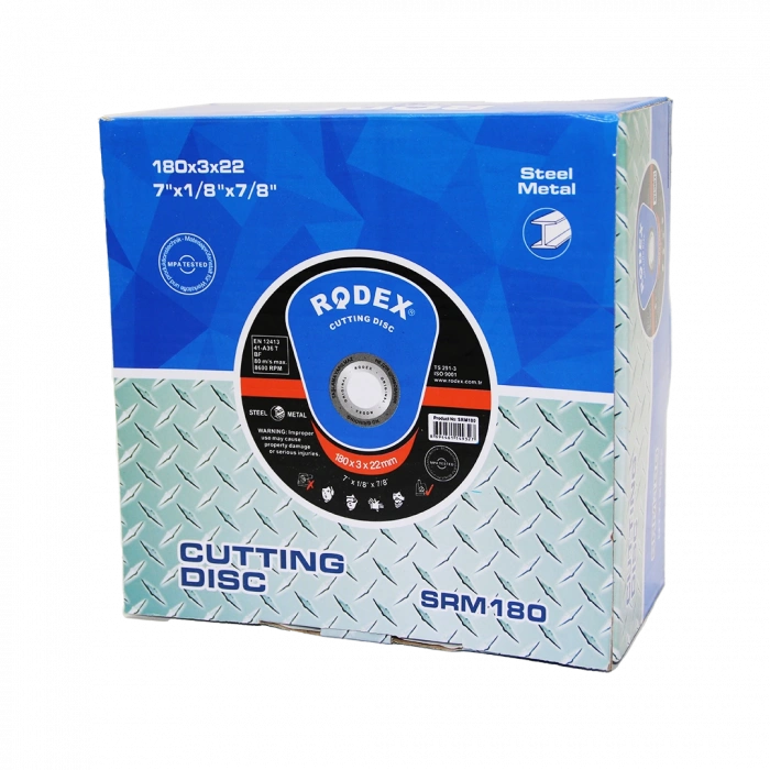 METAL KESİCİ DİSK 180X3X22MM FOR METAL (5365)