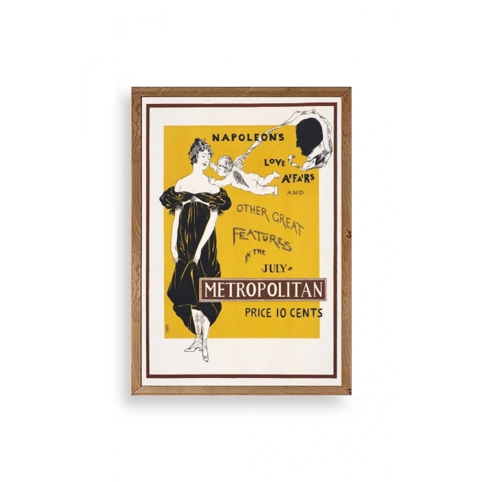 Metropolitan Ahşap Çerçeveli Tablo 30 x 42