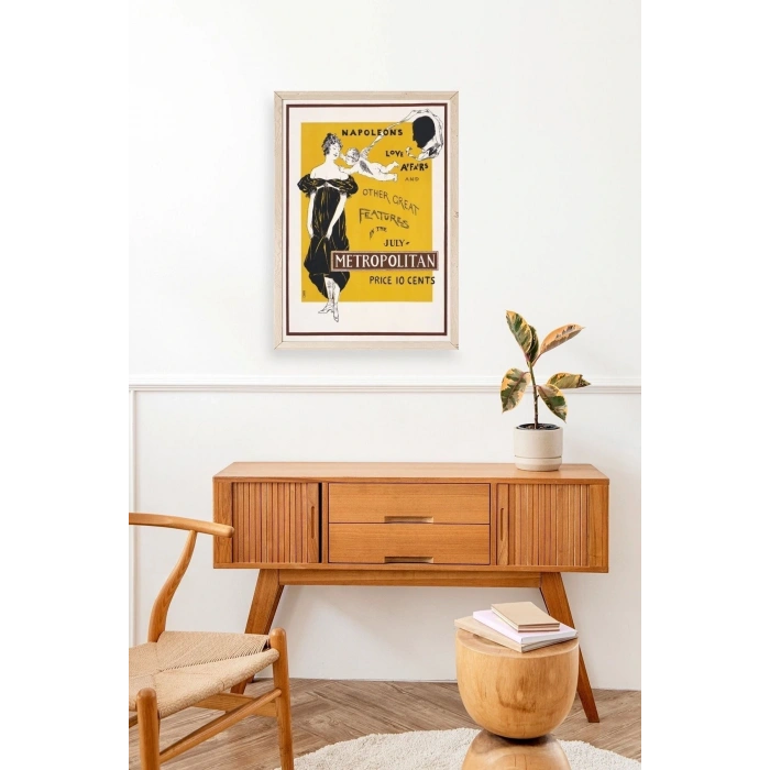 Metropolitan Ahşap Çerçeveli Tablo 30 x 42