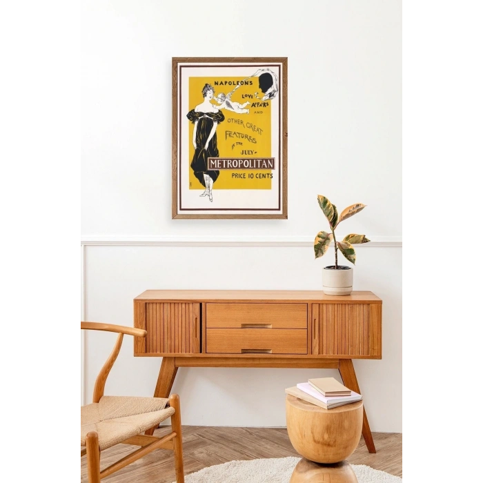 Metropolitan Ahşap Çerçeveli Tablo 30 x 42