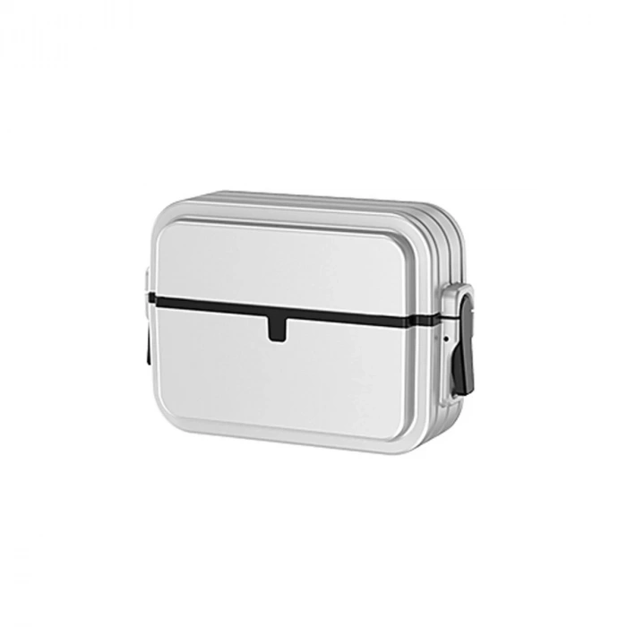 Durukar®  Airpods 3 (3.nesil) 404 Kilitli Kılıf - Gri