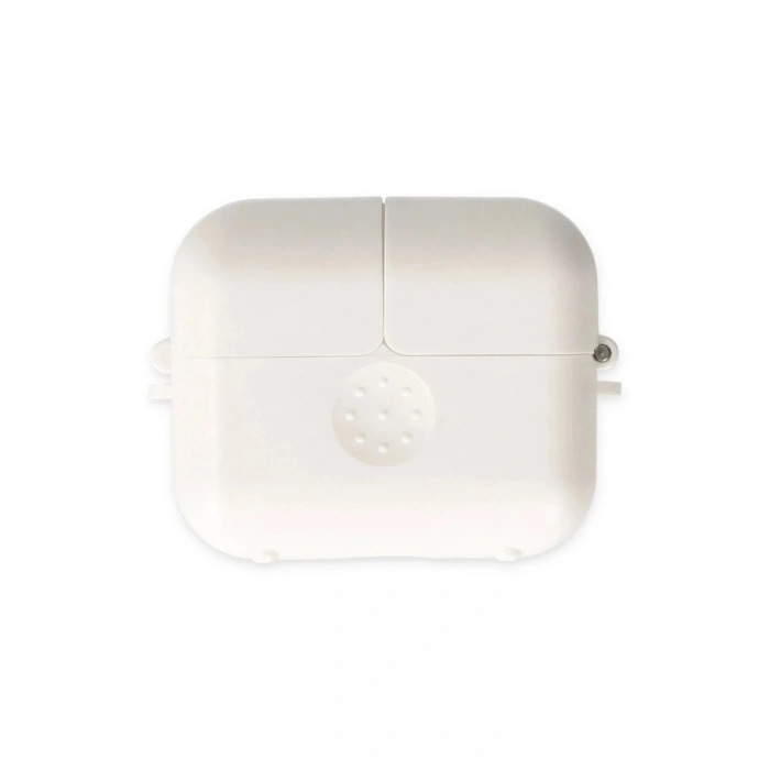 Mey İthalat®  Airpods 3 (3.nesil) Basmalı Kılıf - Beyaz