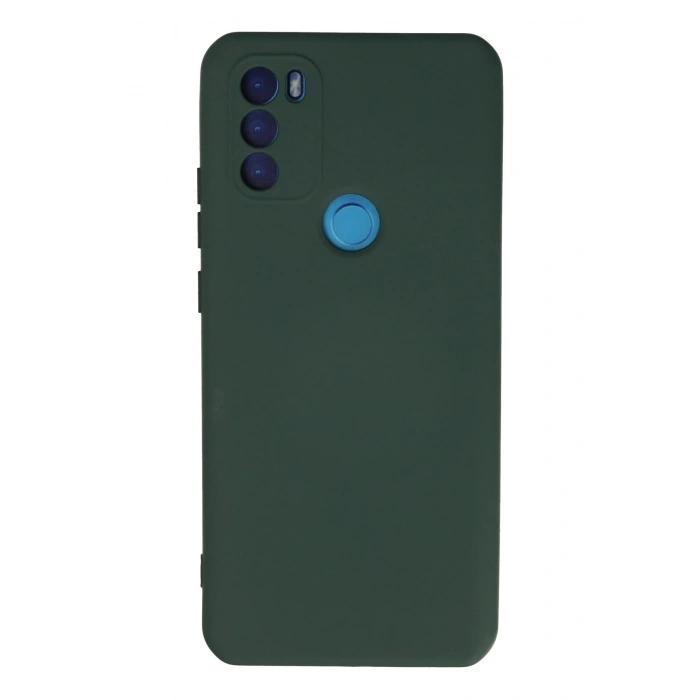 Durukar®  General Mobile GM 21 Plus Kılıf Nano içi Kadife Silikon - Koyu Yeşil