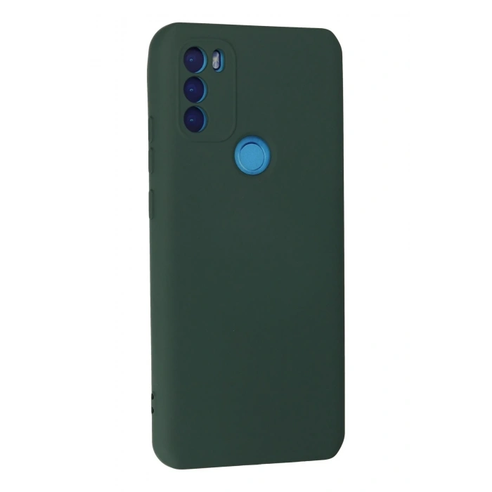 Durukar®  General Mobile GM 21 Plus Kılıf Nano içi Kadife Silikon - Koyu Yeşil