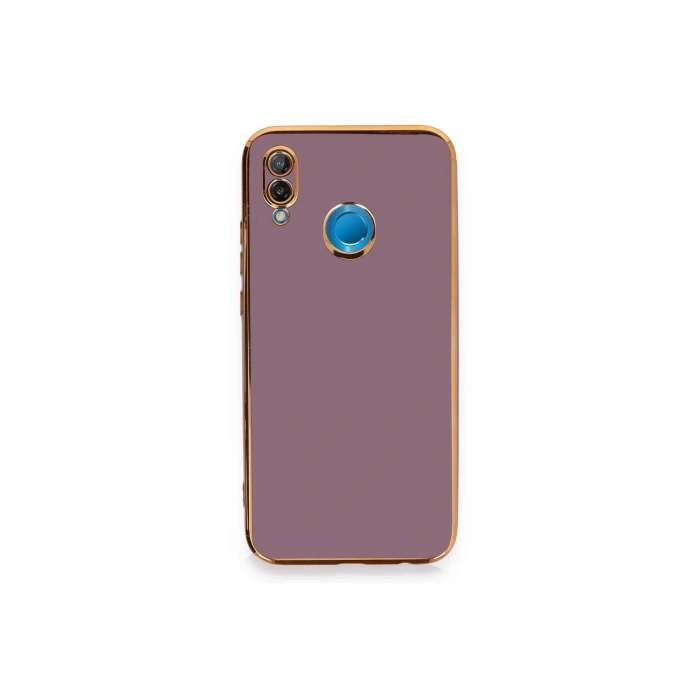 Durukar®  Huawei P20 Lite Kılıf Volet Silikon - Mor
