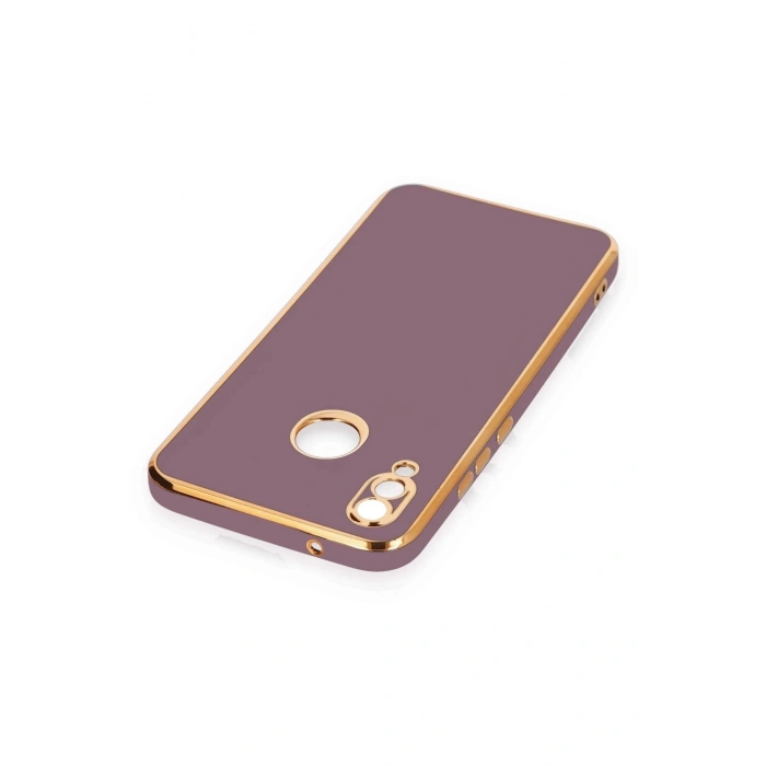 Durukar®  Huawei P20 Lite Kılıf Volet Silikon - Mor