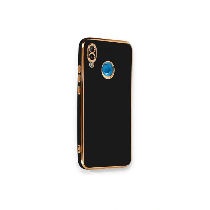 Durukar®  Huawei P20 Lite Kılıf Volet Silikon - Siyah