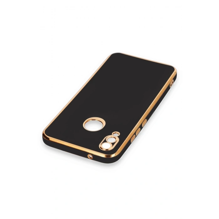 Durukar®  Huawei P20 Lite Kılıf Volet Silikon - Siyah