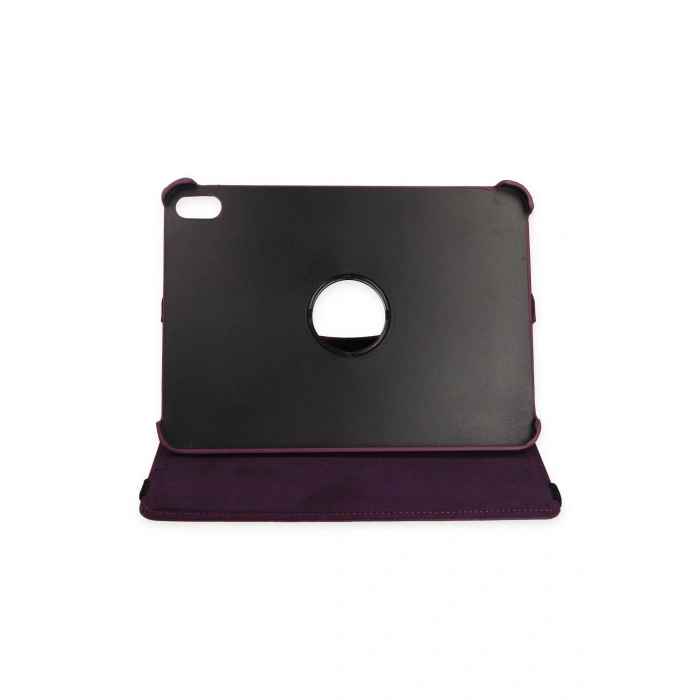 Durukar®  iPad 2022 10.9 (10.nesil) Kılıf 360 Tablet Deri Kılıf - Mürdüm