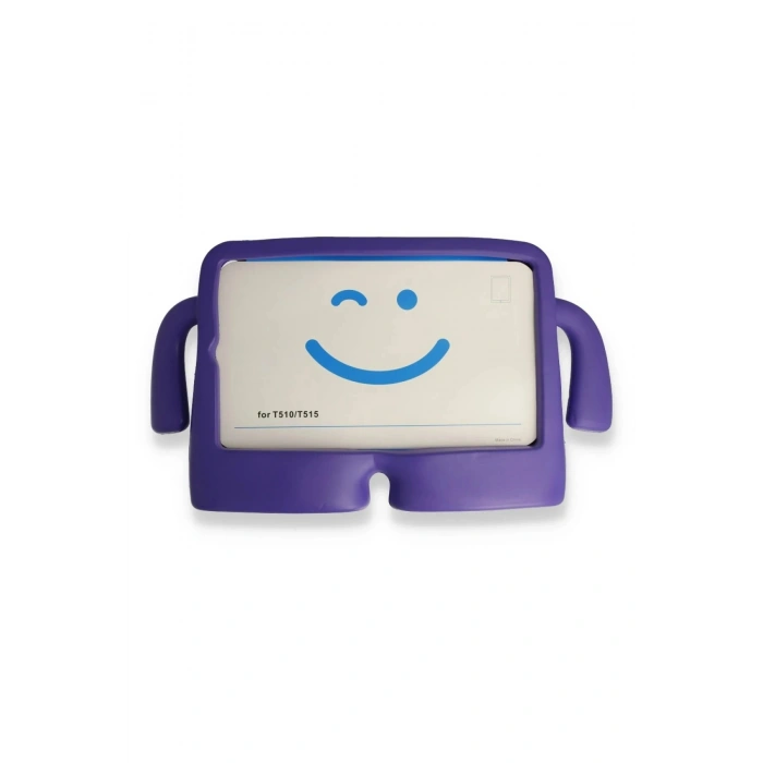 Durukar®  iPad 2022 10.9 (10.nesil) Kılıf Karakter Tablet Silikon - Mor