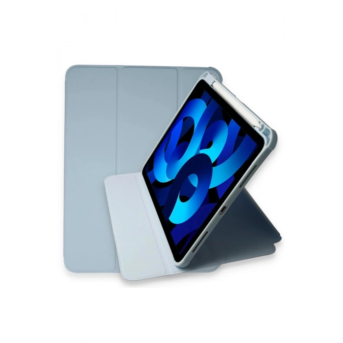 Durukar®  iPad Pro 11 (2021) Kılıf Starling 360 Kalemlikli Tablet Kılıf - Mavi