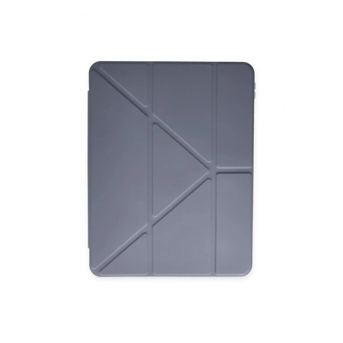 Mey İthalat®  iPad Pro 12.9 (2021) Kılıf Kalemlikli Mars Tablet Kılıfı - Lavender