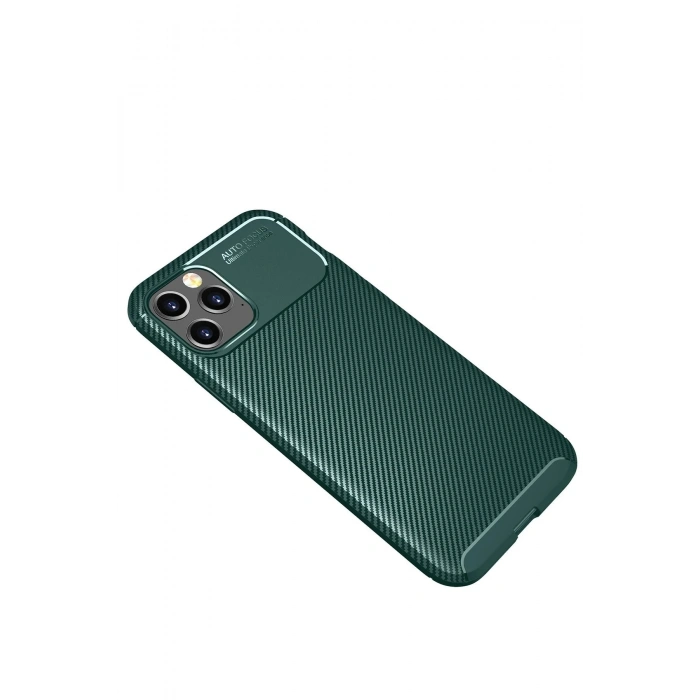 Durukar®  iPhone 11 Pro Kılıf Auto Focus Karbon Kapak - Yeşil