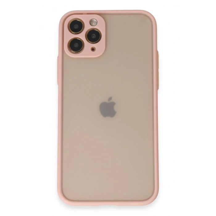 Durukar®  iPhone 11 Pro Kılıf Montreal Silikon Kapak - Pembe