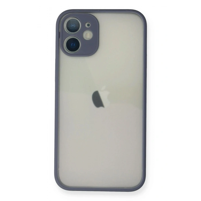 Durukar®  iPhone 11 Pro Max Kılıf Montreal Silikon Kapak - Gri