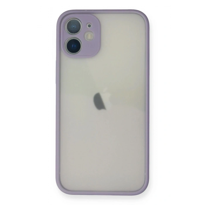Durukar®  iPhone 11 Pro Max Kılıf Montreal Silikon Kapak - Mor