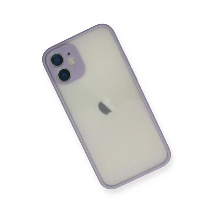 Durukar®  iPhone 11 Pro Max Kılıf Montreal Silikon Kapak - Mor