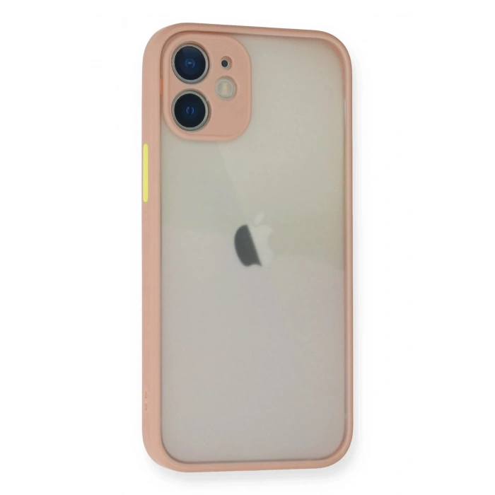 Durukar®  iPhone 11 Pro Max Kılıf Montreal Silikon Kapak - Pembe