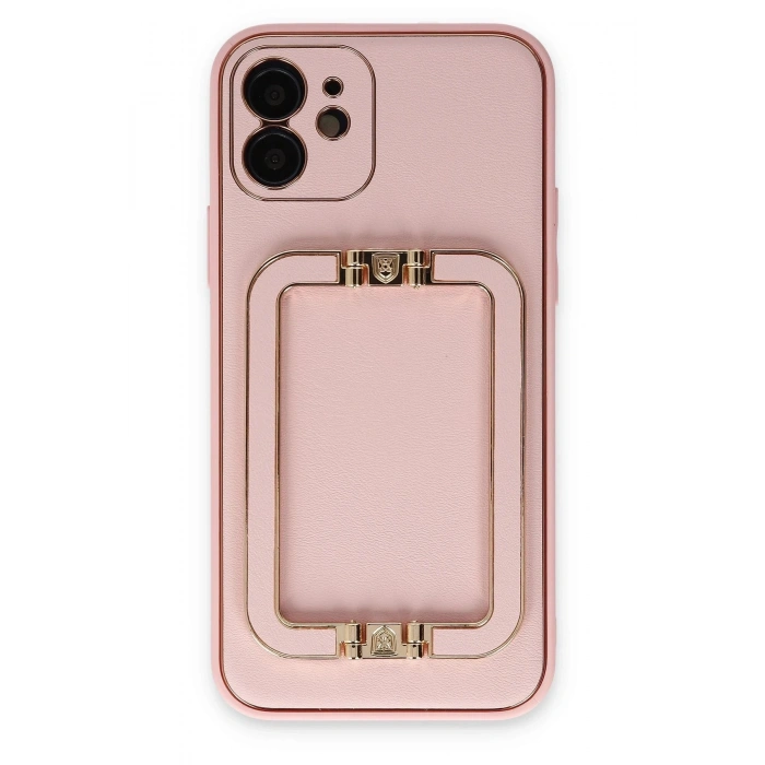 Durukar®  iPhone 12 Kılıf Coco Elit Kapak - Pembe