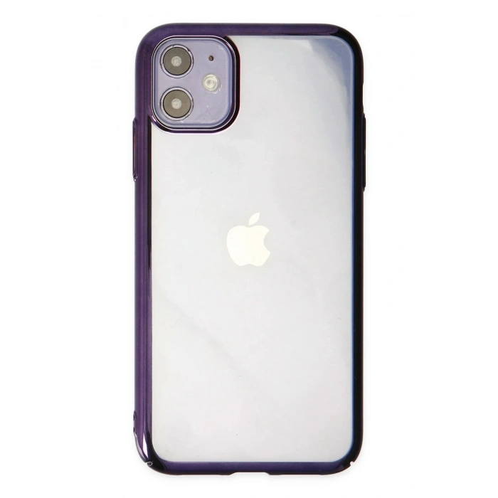 Durukar®  iPhone 12 Kılıf Element Silikon - Mor
