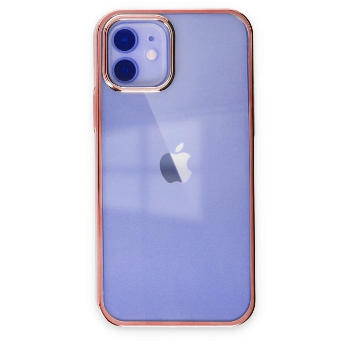 Mey İthalat®  iPhone 12 Kılıf Element Silikon - Pembe