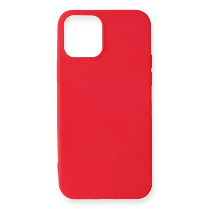 Durukar®  iPhone 12 Mini Kılıf First Silikon - Kırmızı
