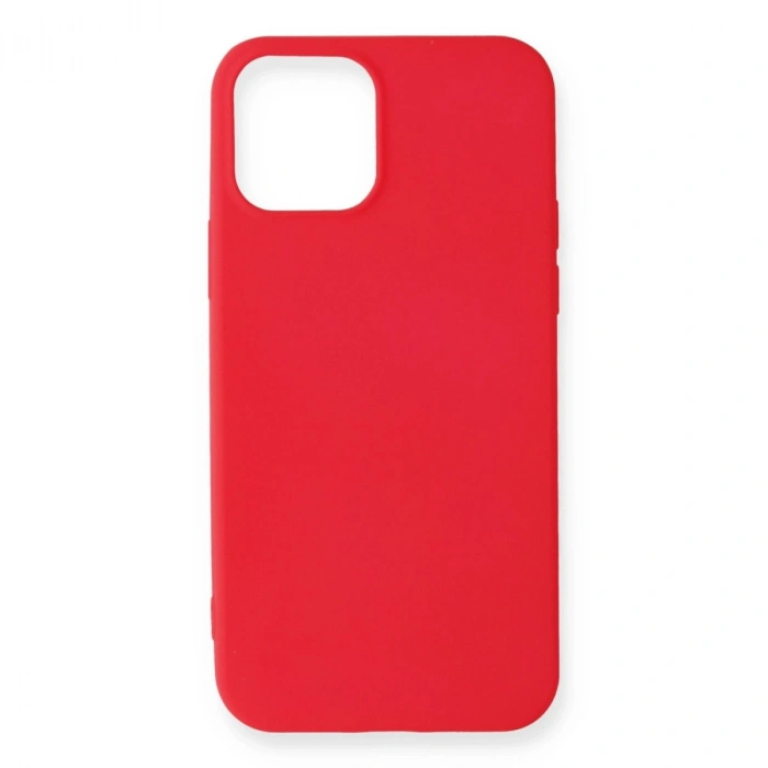 Durukar®  iPhone 12 Mini Kılıf First Silikon - Kırmızı