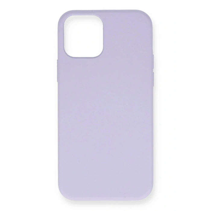 Durukar®  iPhone 12 Mini Kılıf Nano içi Kadife Silikon - Lila