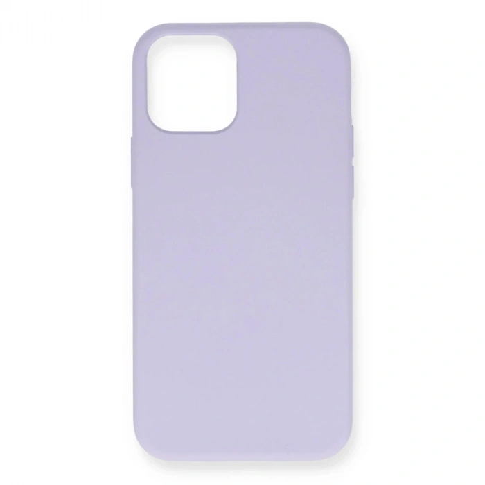 Durukar®  iPhone 12 Mini Kılıf Nano içi Kadife Silikon - Lila
