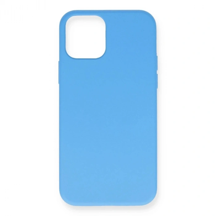 Durukar®  iPhone 12 Mini Kılıf Nano içi Kadife Silikon - Mavi