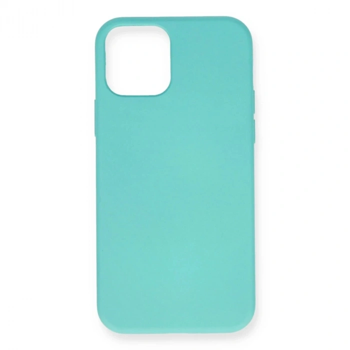 Durukar®  iPhone 12 Mini Kılıf Nano içi Kadife Silikon - Turkuaz