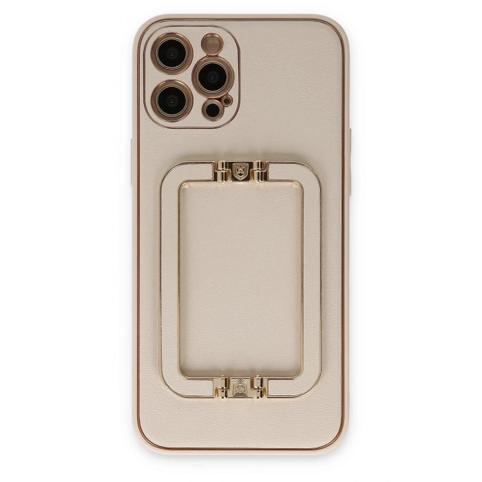 Durukar®  iPhone 12 Pro Kılıf Coco Elit Kapak - Gold