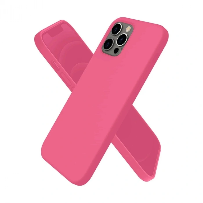Durukar®  iPhone 12 Pro Kılıf First Silikon - Pembe