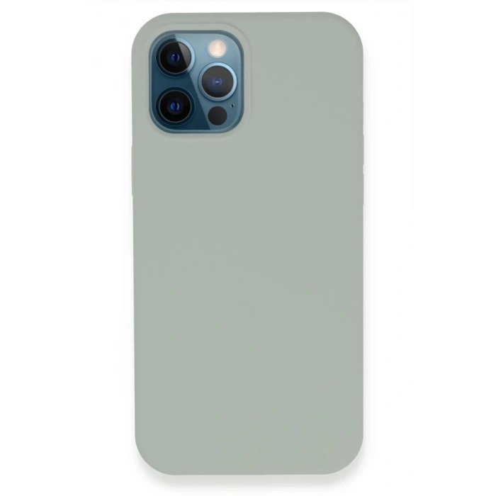 Durukar®  iPhone 12 Pro Kılıf Lansman Legant Silikon - Açık Gri