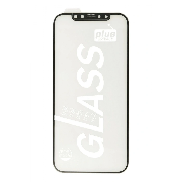 Mey İthalat®  iPhone 12 Pro Max 34D Izgaralı Cam