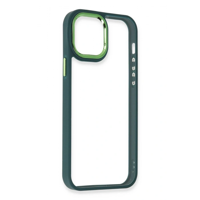 Durukar®  iPhone 12 Pro Max Kılıf Dora Kapak - Haki Yeşil