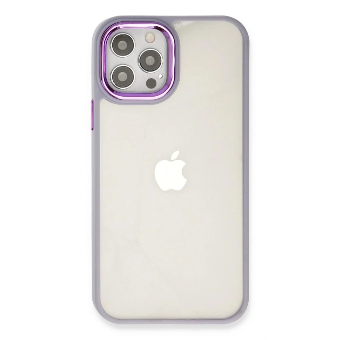 Durukar®  iPhone 12 Pro Max Kılıf Dora Kapak - Lila