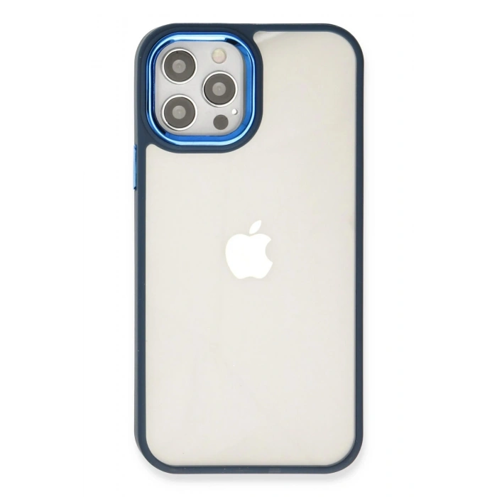Durukar®  iPhone 12 Pro Max Kılıf Dora Kapak - Mavi