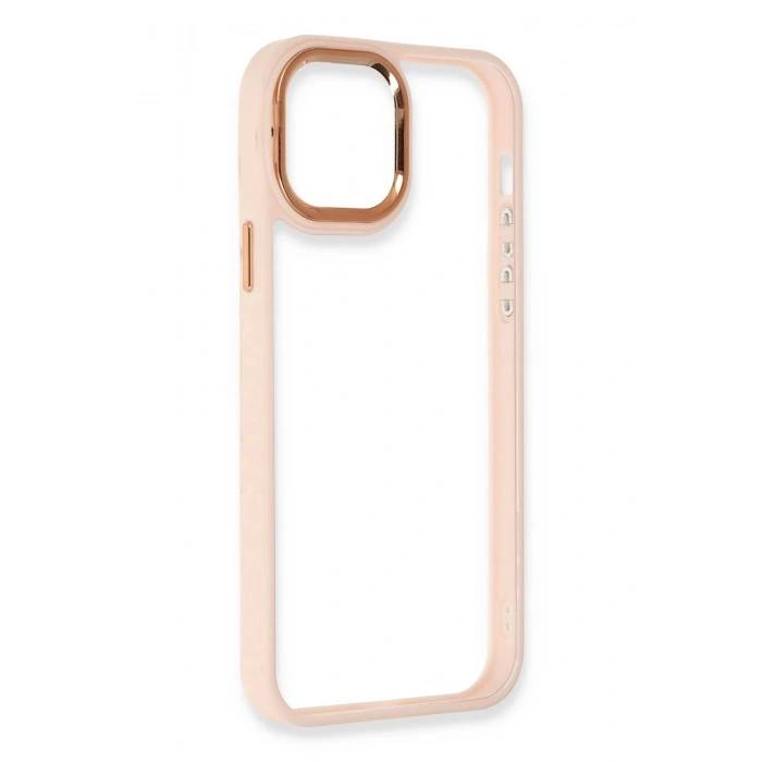 Durukar®  iPhone 12 Pro Max Kılıf Dora Kapak - Pudra