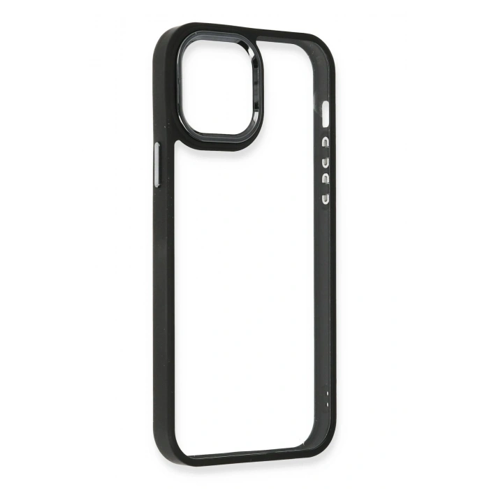 Mey İthalat®  iPhone 12 Pro Max Kılıf Dora Kapak - Siyah