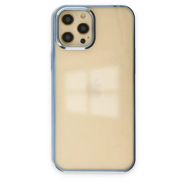 Mey İthalat®  iPhone 12 Pro Max Kılıf Element Silikon - Mavi
