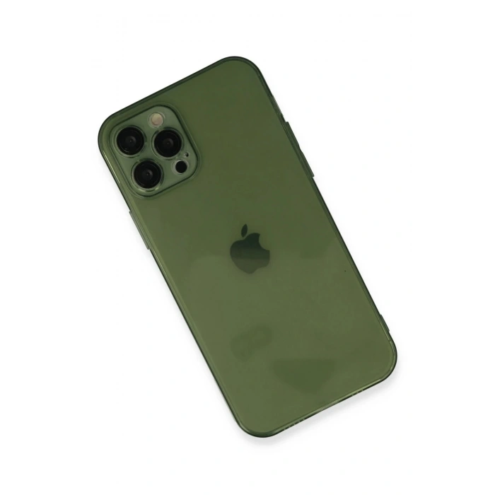 Durukar®  iPhone 12 Pro Max Kılıf Fly Lens Silikon - Yeşil