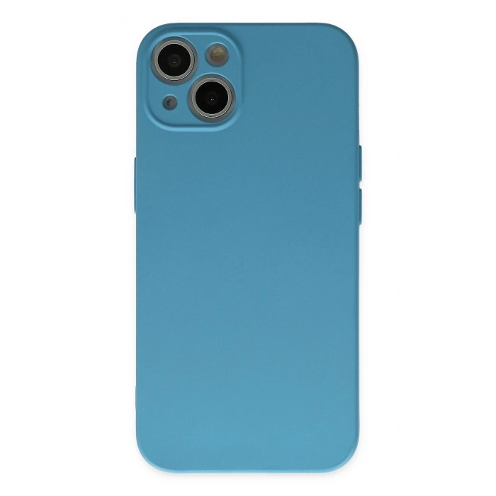 Durukar®  iPhone 13 Mini Kılıf Nano içi Kadife Silikon - Mavi