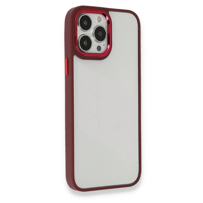 Durukar®  iPhone 13 Pro Kılıf Dora Kapak - Kırmızı