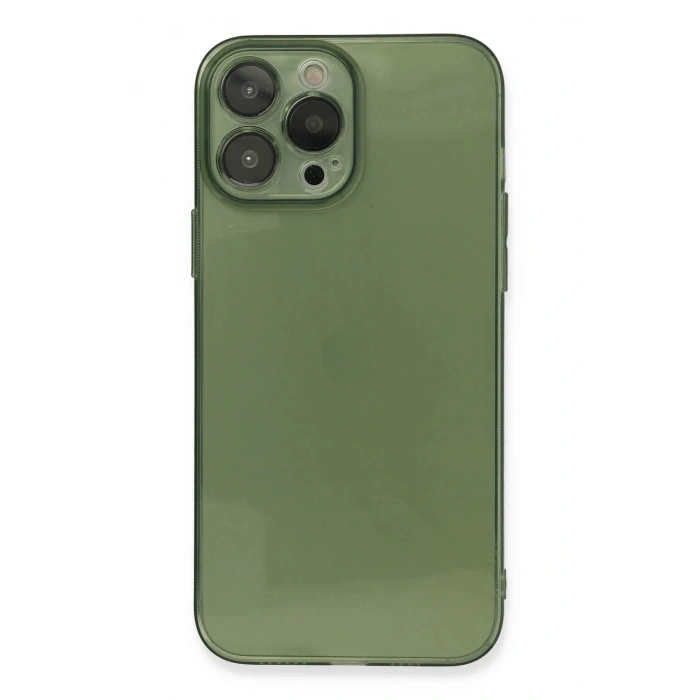 Durukar®  iPhone 13 Pro Kılıf Fly Lens Silikon - Yeşil