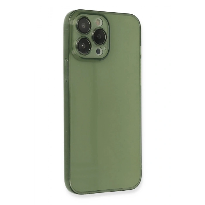 Durukar®  iPhone 13 Pro Kılıf Fly Lens Silikon - Yeşil