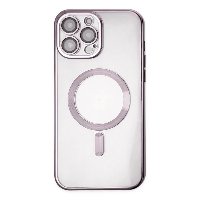 Durukar®  iPhone 13 Pro Kılıf Kross Magneticsafe Kapak - Mor
