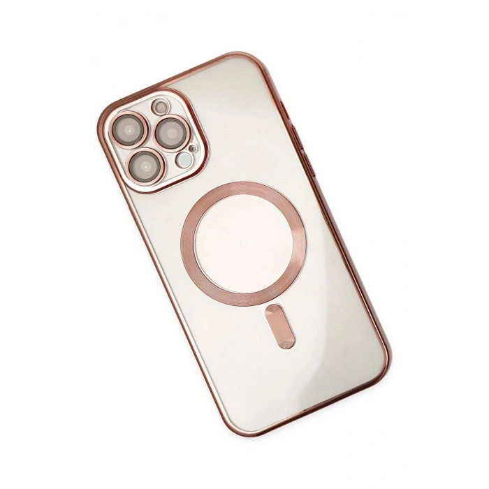 Durukar®  iPhone 13 Pro Kılıf Kross Magneticsafe Kapak - Rose